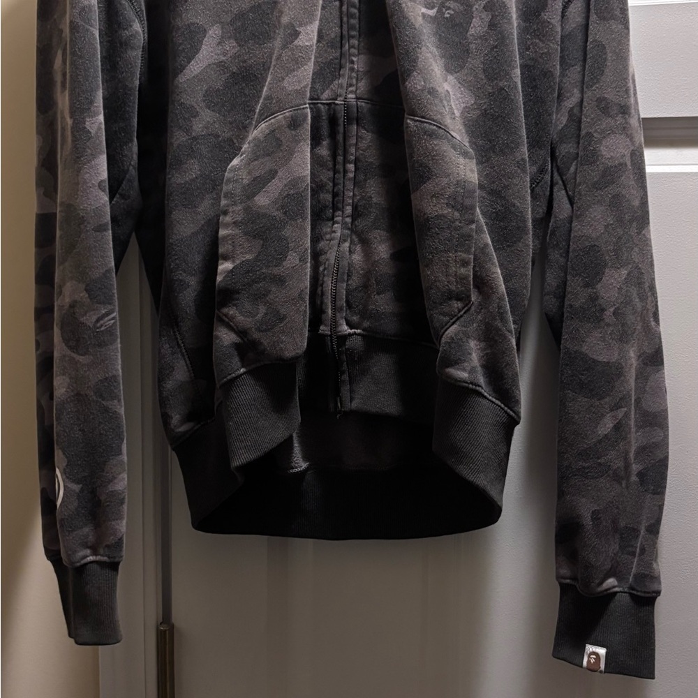 Bape Camouflage Hoodie - Black and Gray